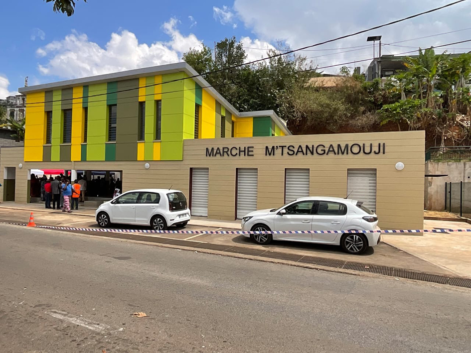 Mtsangamouji a inauguré son marché couvert